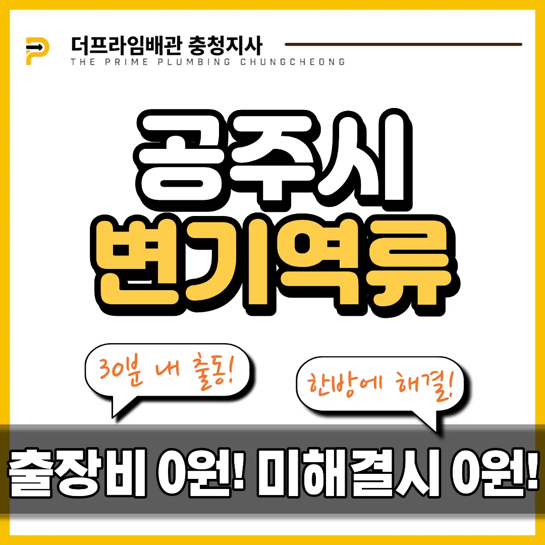 공주시변기역류