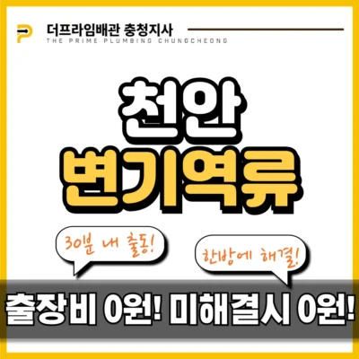 천안변기역류