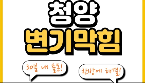 청양변기막힘