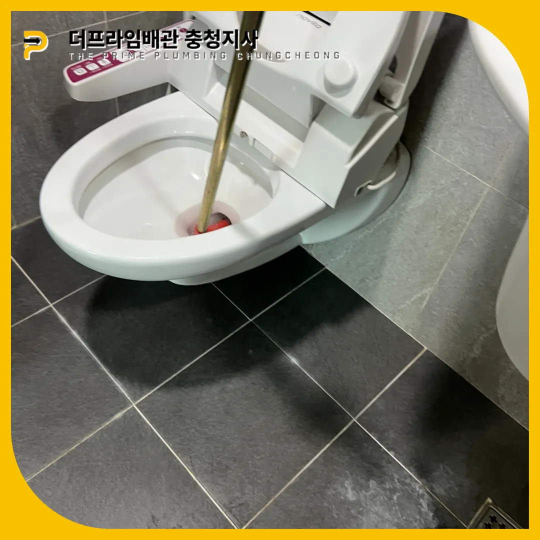 벽걸이형변기막힘