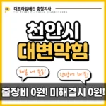 천안시대변막힘