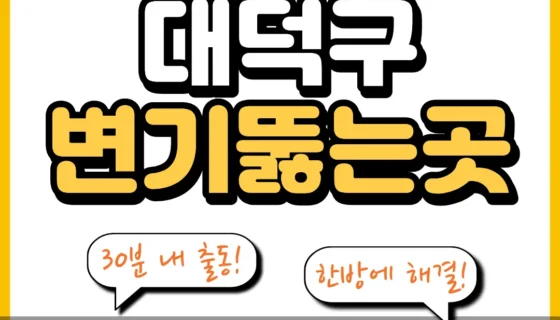 대덕구변기뚫는곳