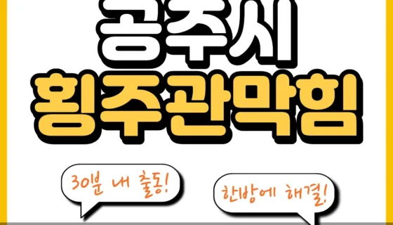 공주시횡주관막힘