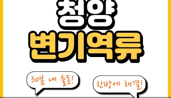 청양변기역류